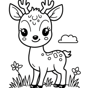 Alternative view of Bold & Easy Kawaii / Cute & Cosy Animals Coloring Book (Volume 5)