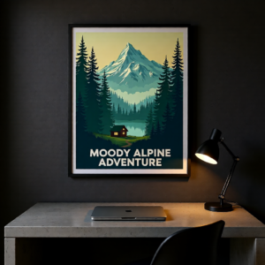 The Misty Alpine Cabin