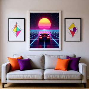 Alternative view of Midnight Synthwave Drive