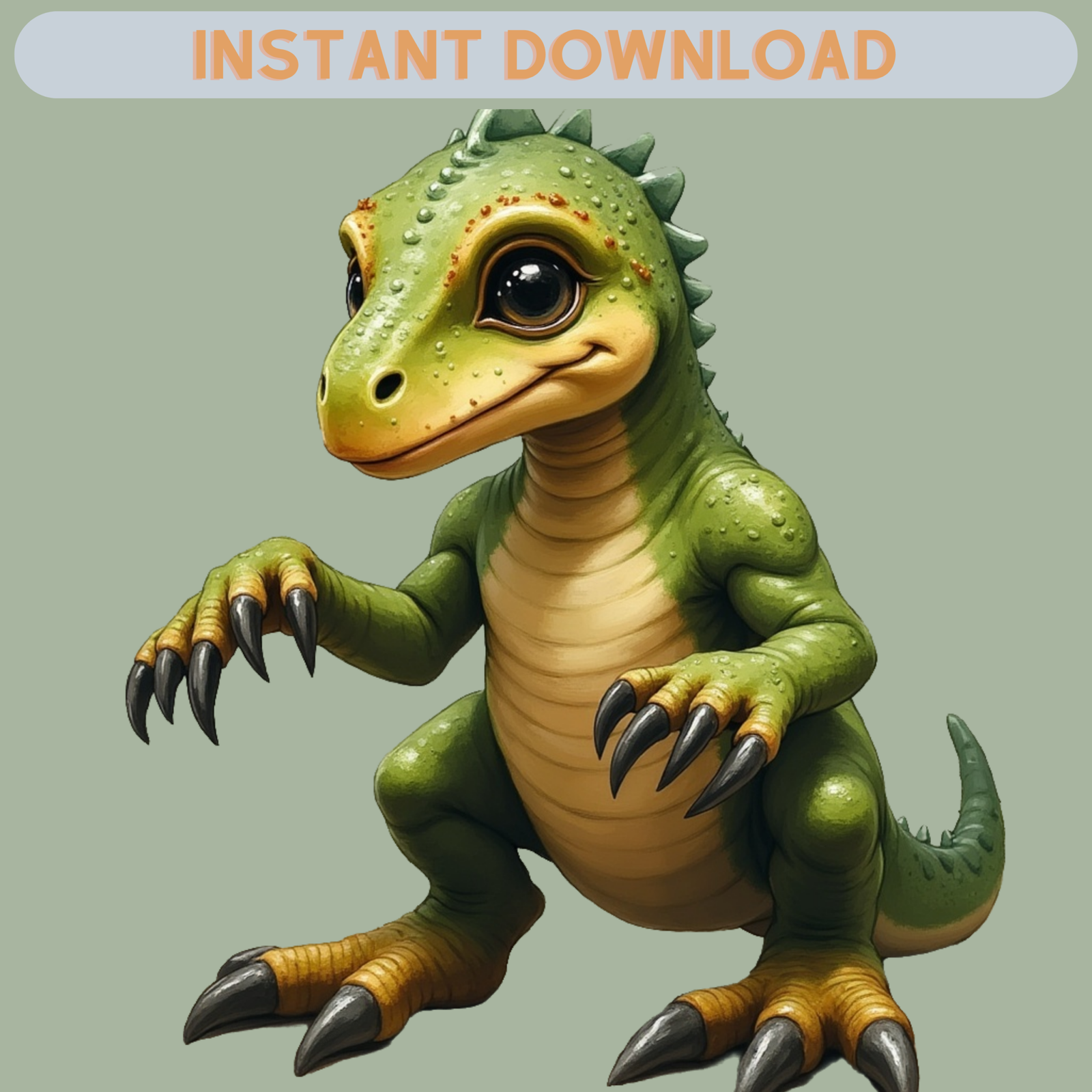 50 Watercolor Dinosaur Clipart PNG – Cute Baby Dinosaur Graphics for Nursery, Baby Shower & Birthday