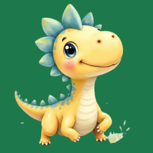 50 Watercolor Dinosaur Clipart PNG – Cute Baby Dinosaur Graphics for Nursery, Baby Shower & Birthday - Image 13